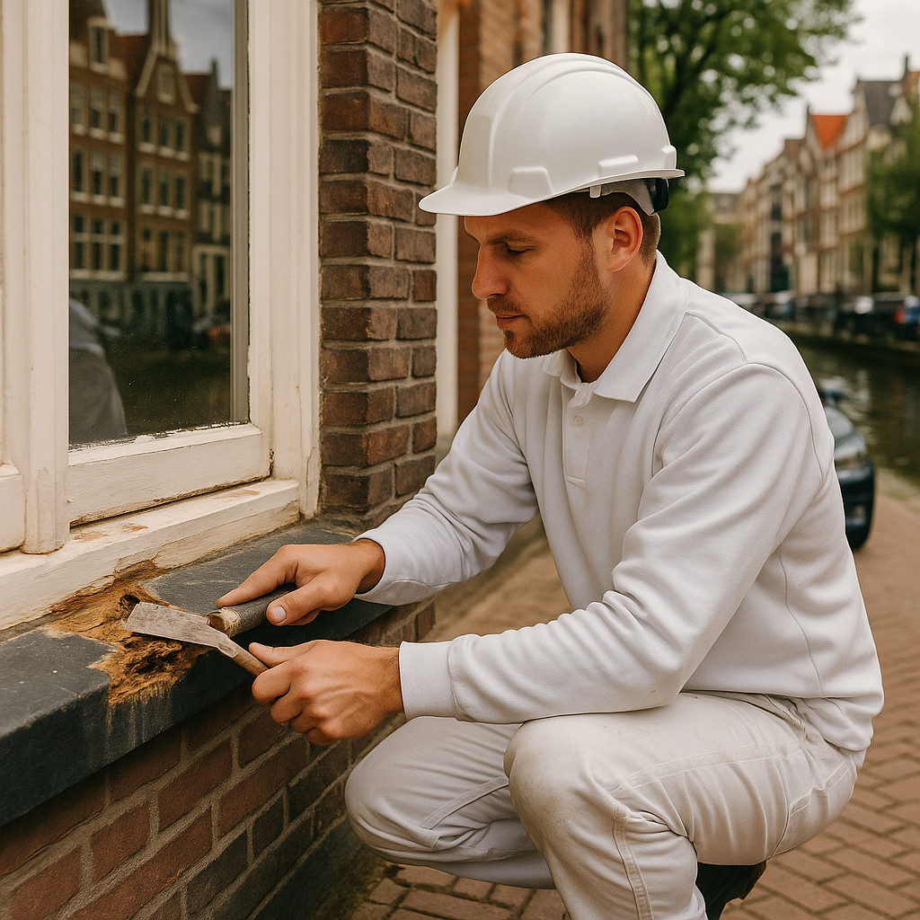 Vonk Schilder - Schilder Amsterdam - Houtrot