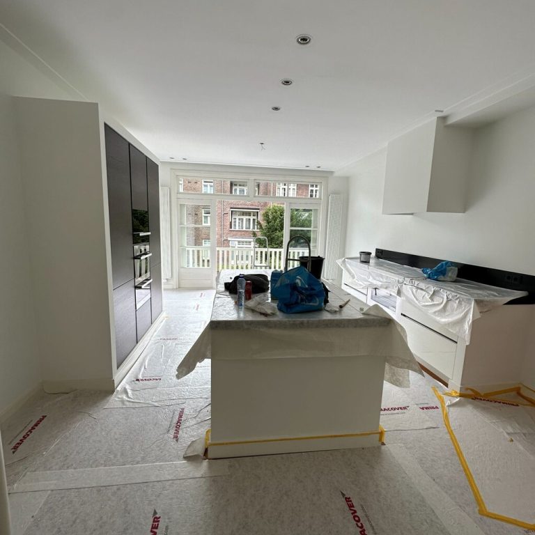 Professioneel stukadoorswerk.